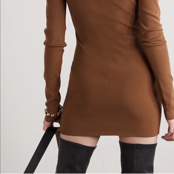 ZEYNEP ARCAY SIDE-SLIT MINI DRESS, NUDE SZ IT/38 US/2 NWT! - Picture 11 of 16